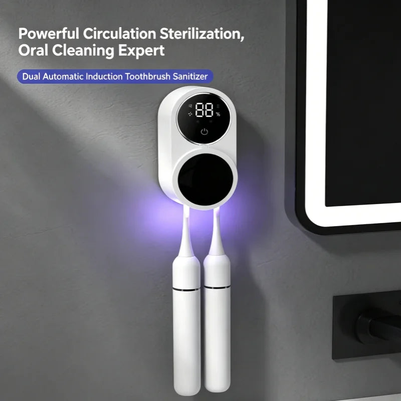 Compact Travel UV Toothbrush Protector