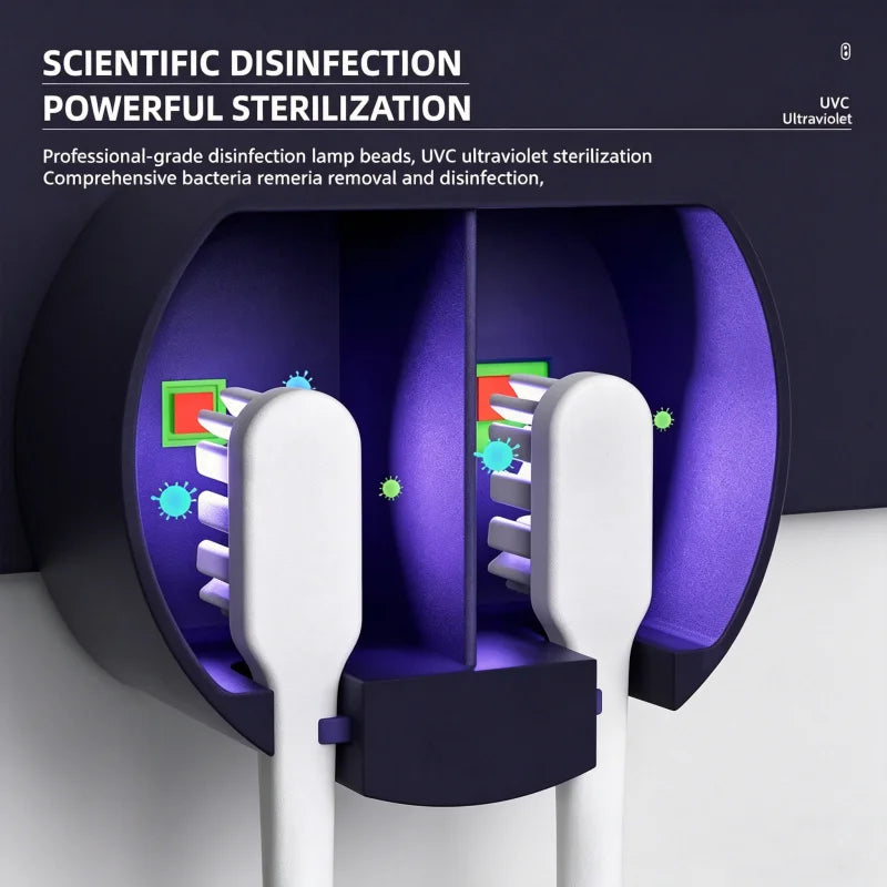 Compact Travel UV Toothbrush Protector