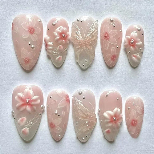 Bold Bloom Press-On Nails